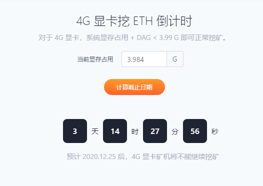 以太坊4G矿机淘汰进入倒计时， 8G矿工收益即将水涨船高